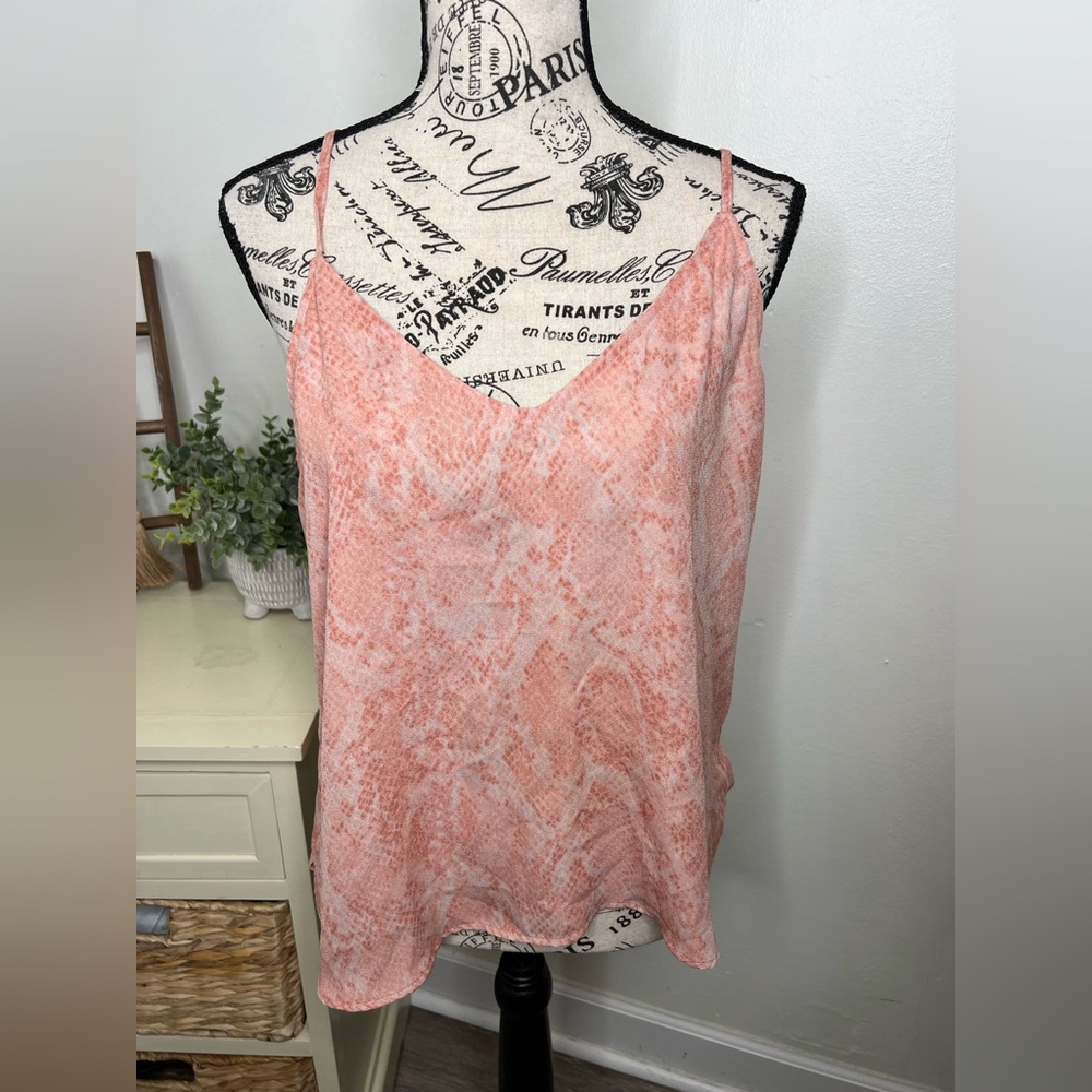 A New Day Camisole Pink Snakeskin Print